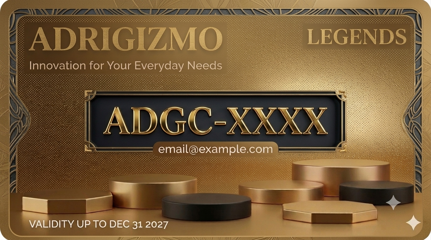 ADRIGIZMO LEGEND CLUB MEMBERSHIP