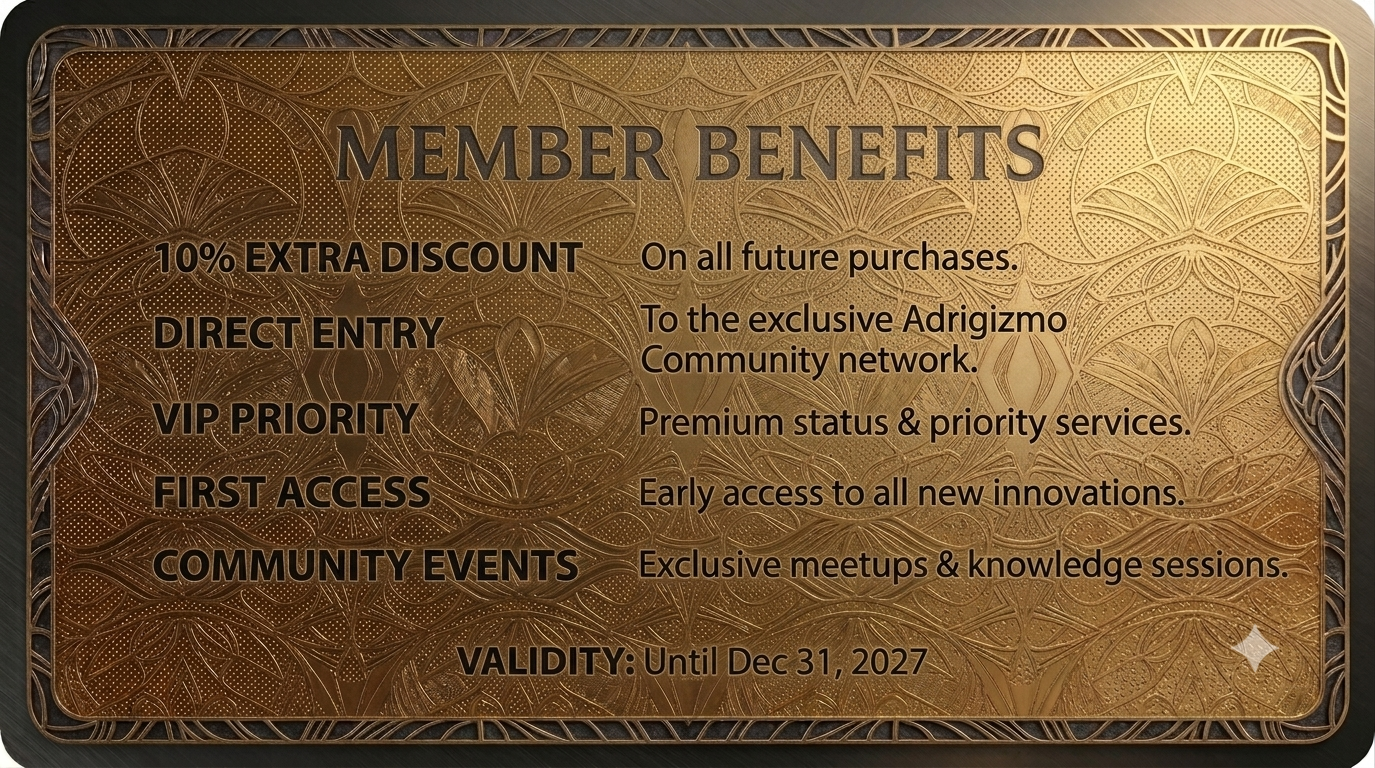 ADRIGIZMO LEGEND CLUB MEMBERSHIP