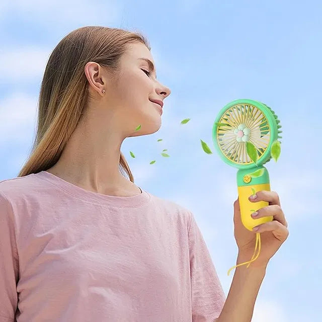 Portable Handheld Fan for Outdoor Travel.